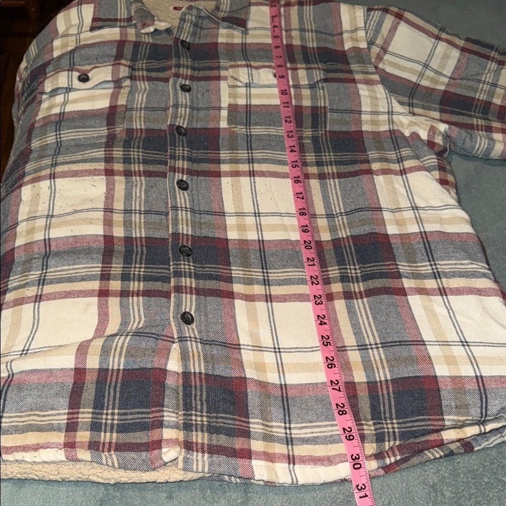 Wrangler Plaid Shirt Jacket XL - Picture 9 of 10
